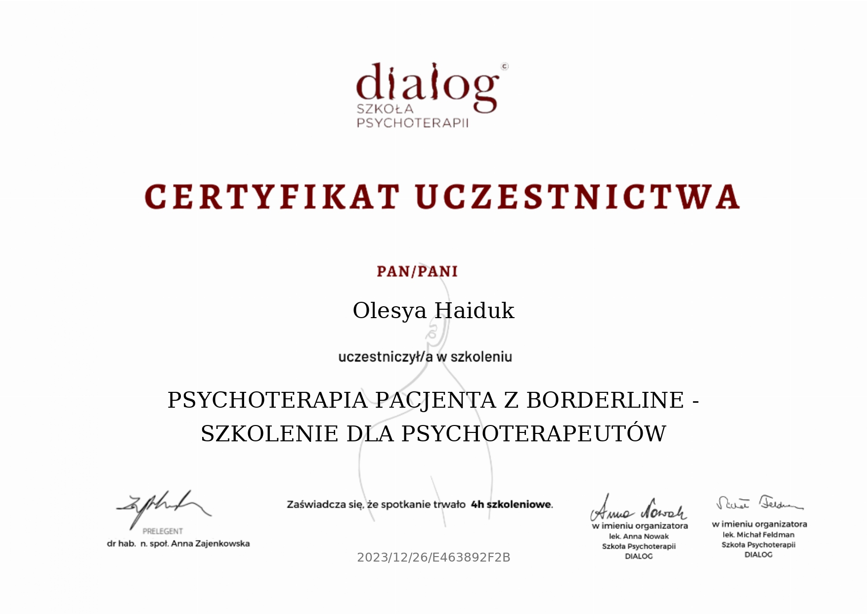 certificate 8