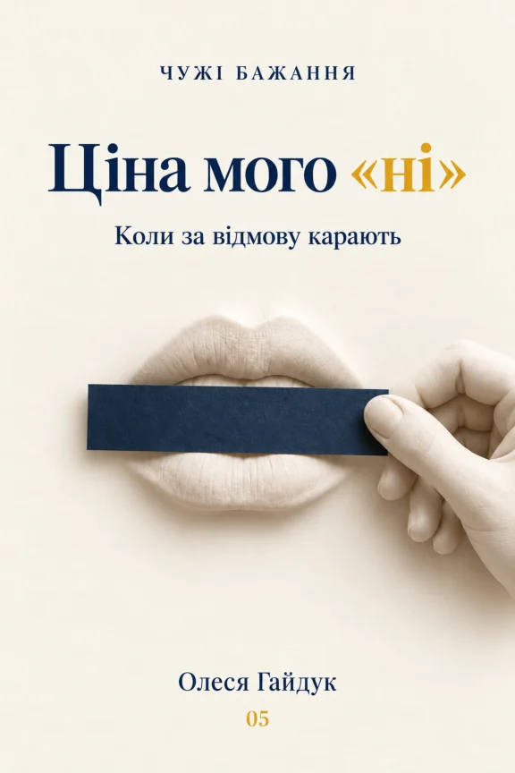 Обкладинка «Ціна мого «ні»»